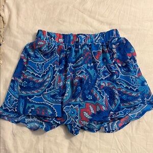 Show Me Your Mumu Blue Paisley Shorts